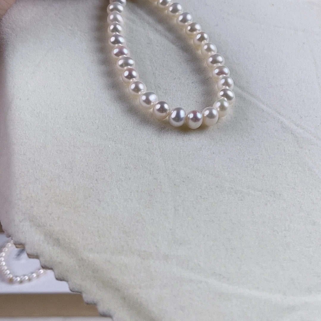 淡水珍珠手绳银S925镶嵌