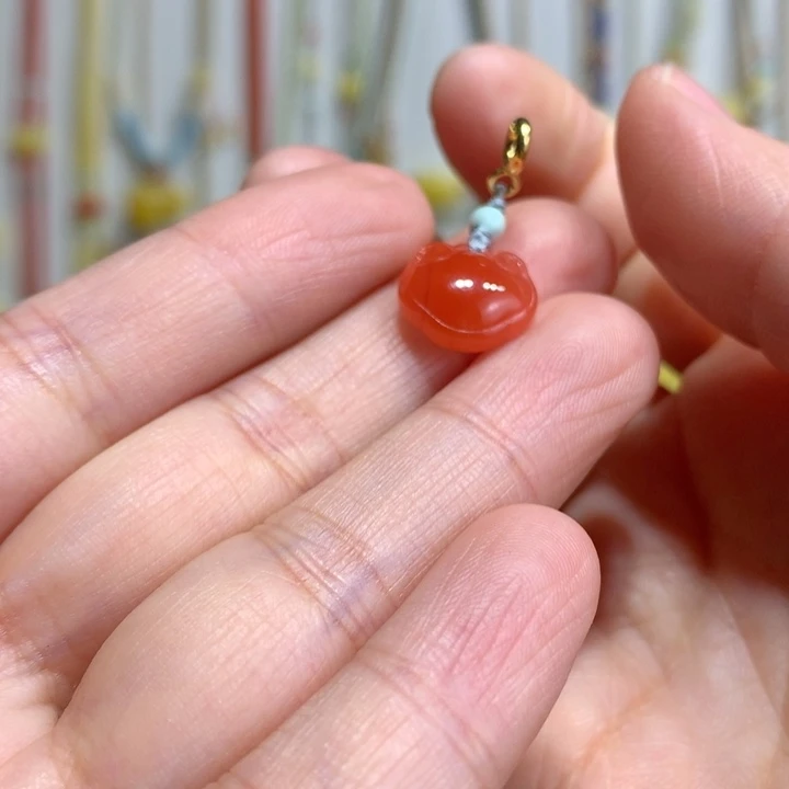 南红玛瑙未镶嵌珠宝半成品配饰