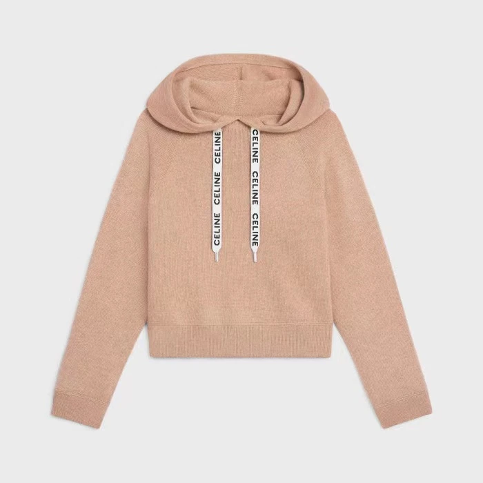 未使用 Celine/思琳 CELINE新款抽绳针织连帽衫