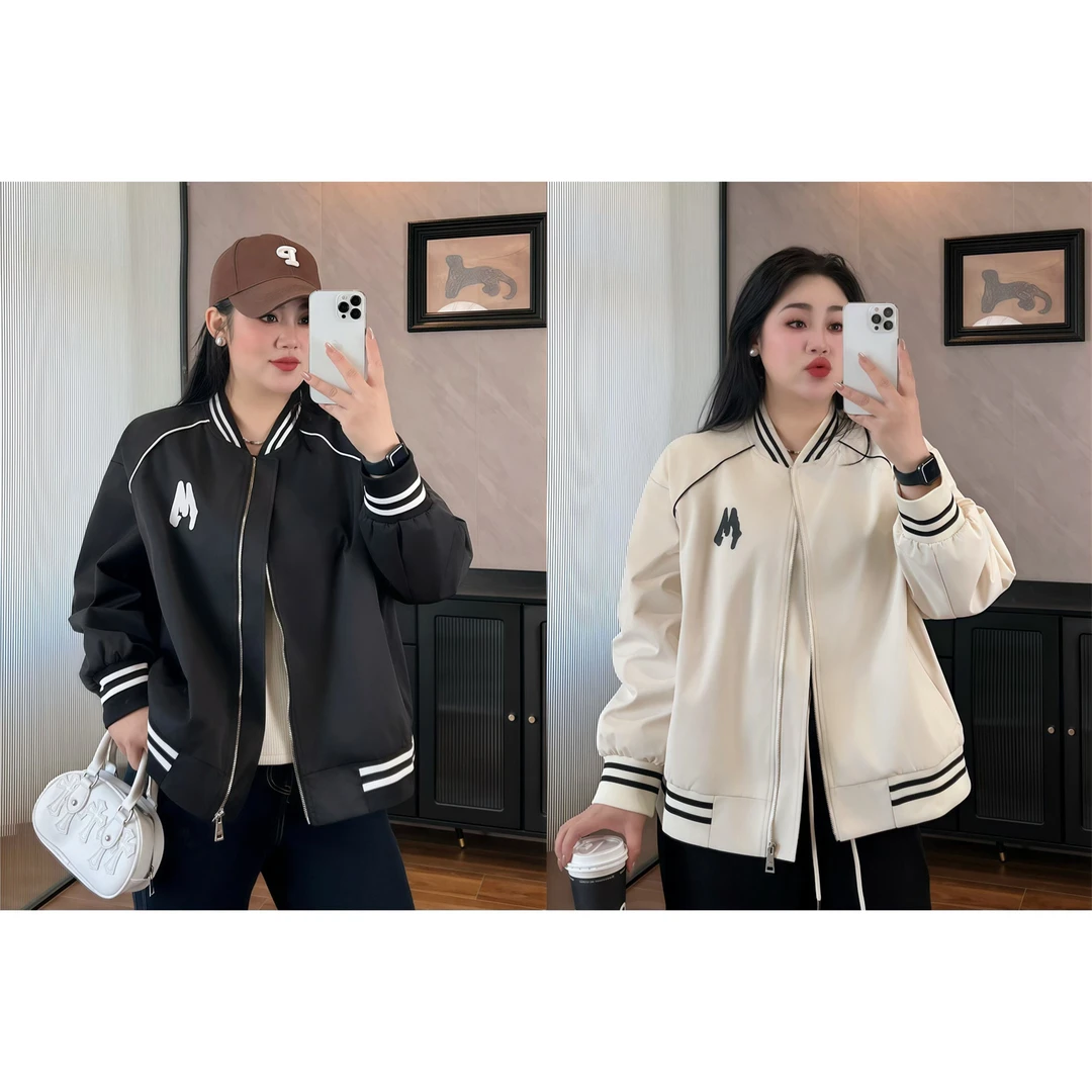 断码捡漏~绵绵奶霜 / 设计感美式棒球服12542花契200斤胖mm显瘦