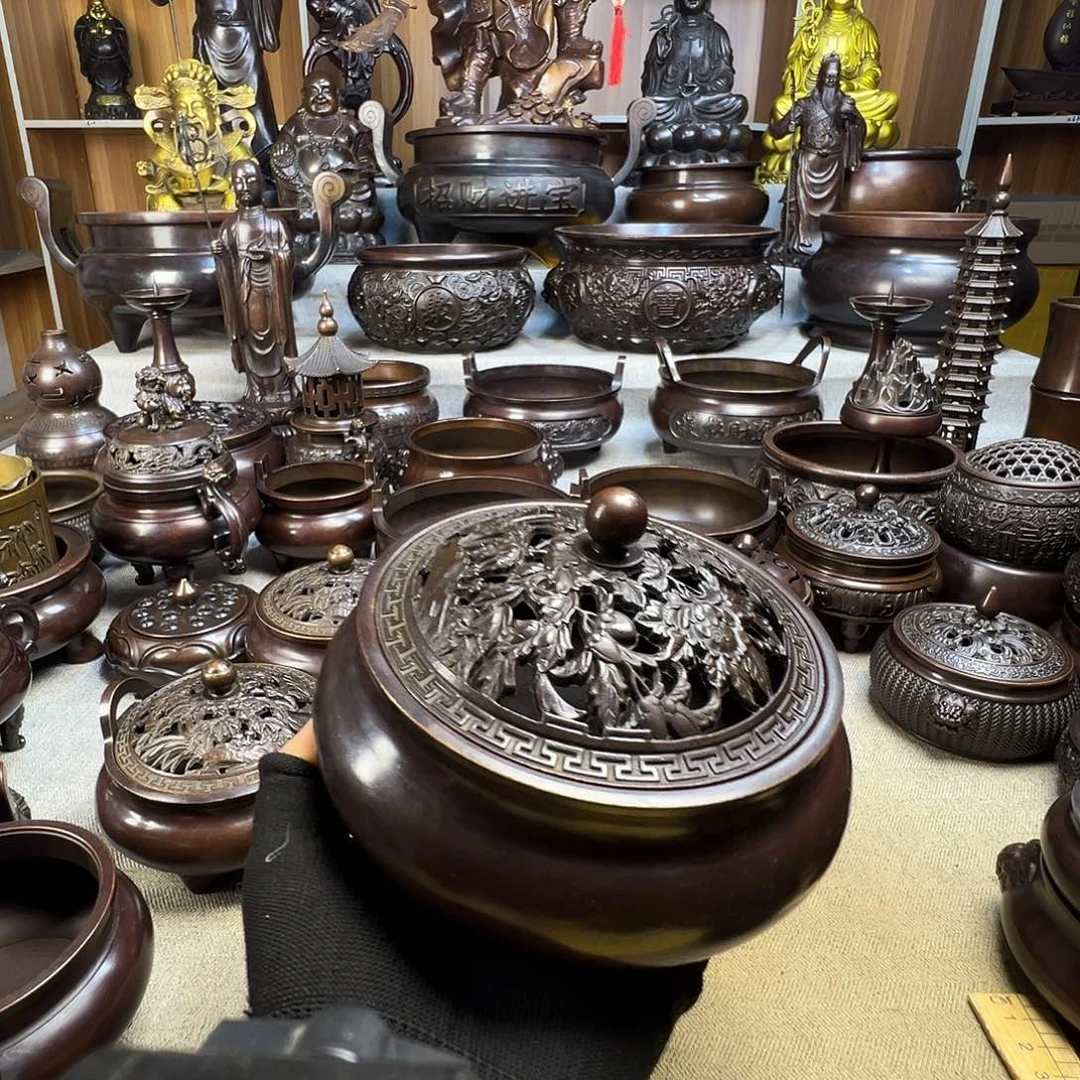 薰香炉12口径家用香炉铜器