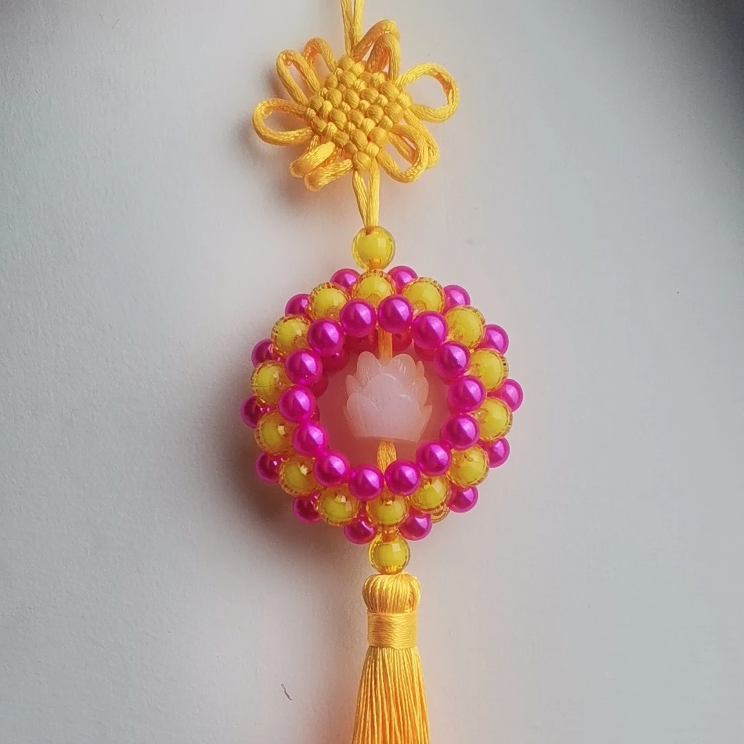 串珠车挂件好运连连材料包