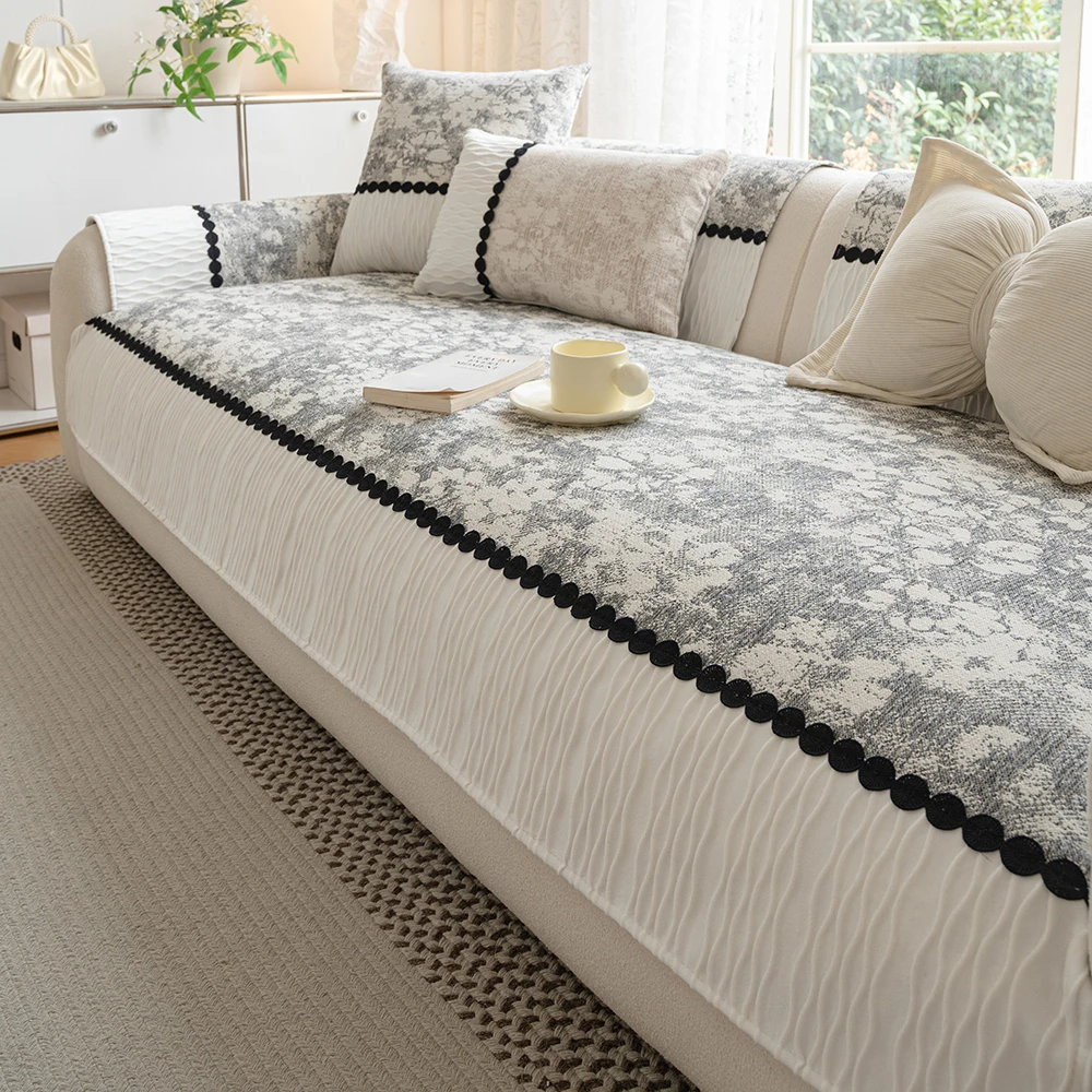 四季通用棉麻2026新款防滑北欧轻奢高级防猫抓沙发垫套罩靠背坐垫