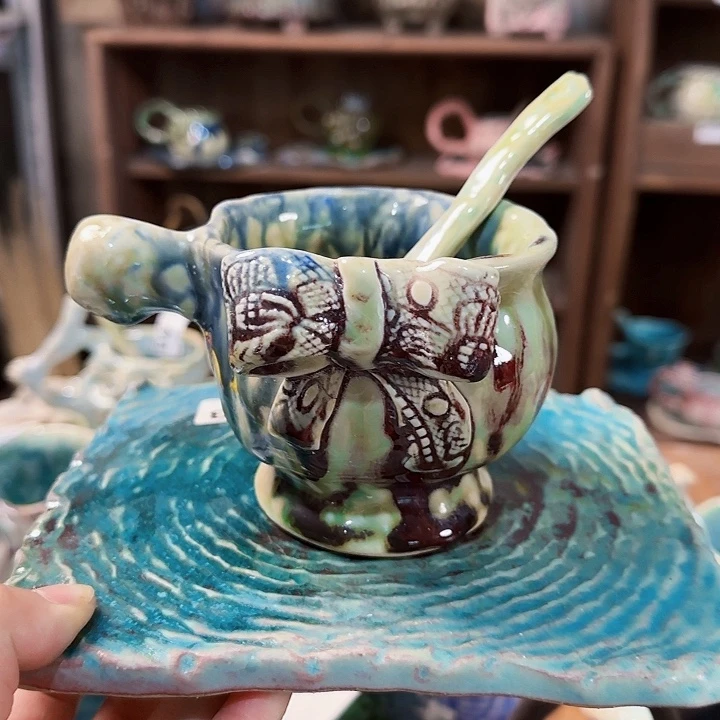 杯静****草杯子餐具套装餐具