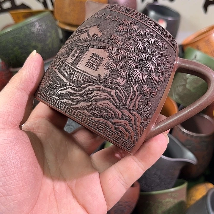 茶杯紫砂全手工紫砂主人杯