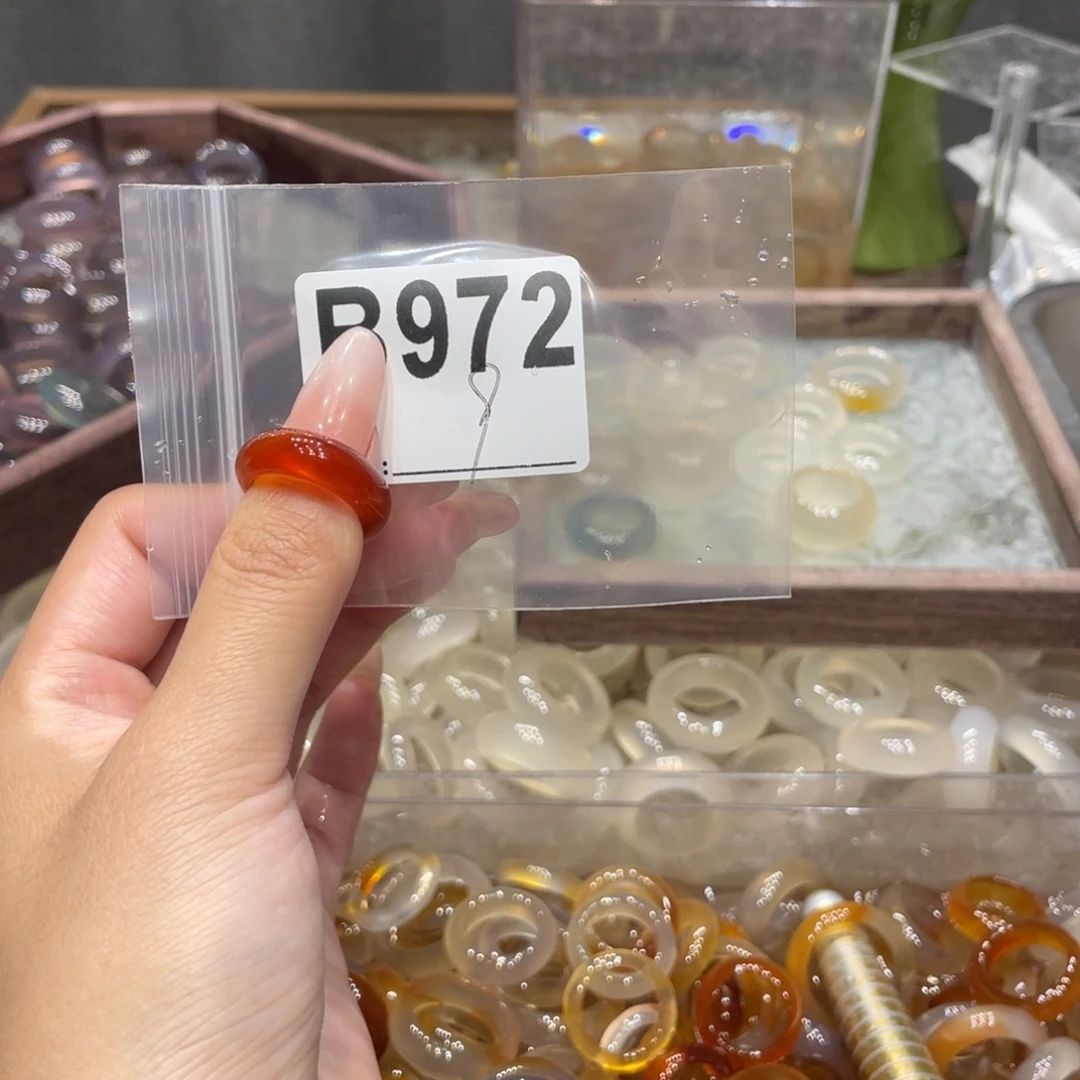 玛瑙/玉髓未镶嵌戒指972