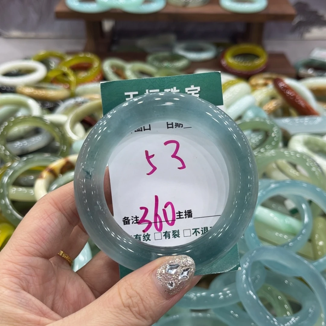 岫玉未镶嵌手镯手镯