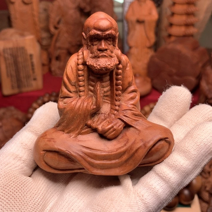 檀香木其他老山檀手把件奶香