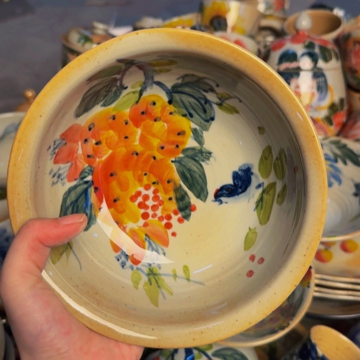 瓷片景德镇陶瓷手工手绘