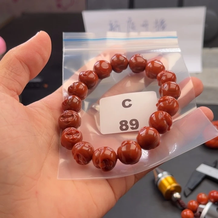 未镶嵌多样性发货默认微瑕13+m m南红玛瑙美****）