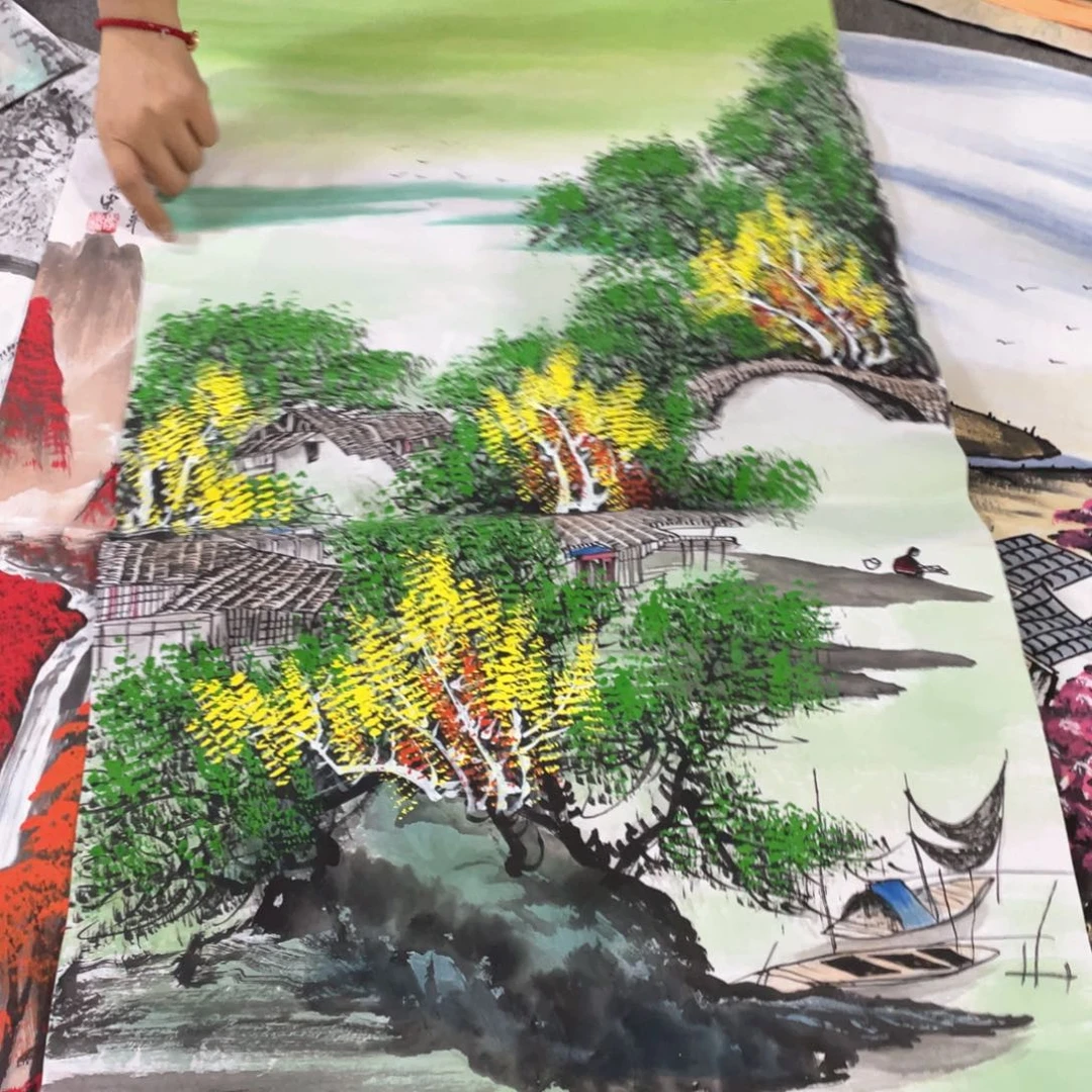 国画国画作品画心一张