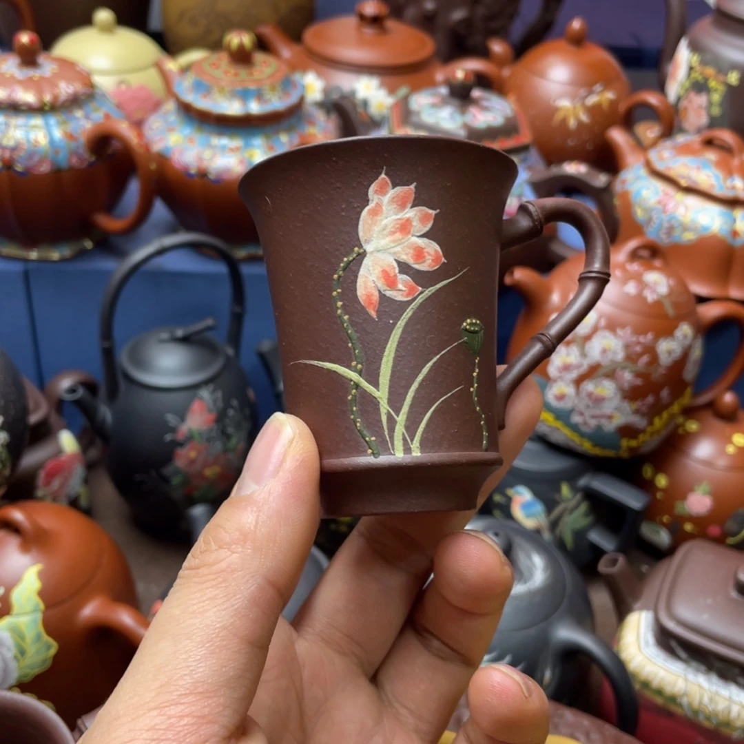 紫砂茶杯紫砂主人杯60cc