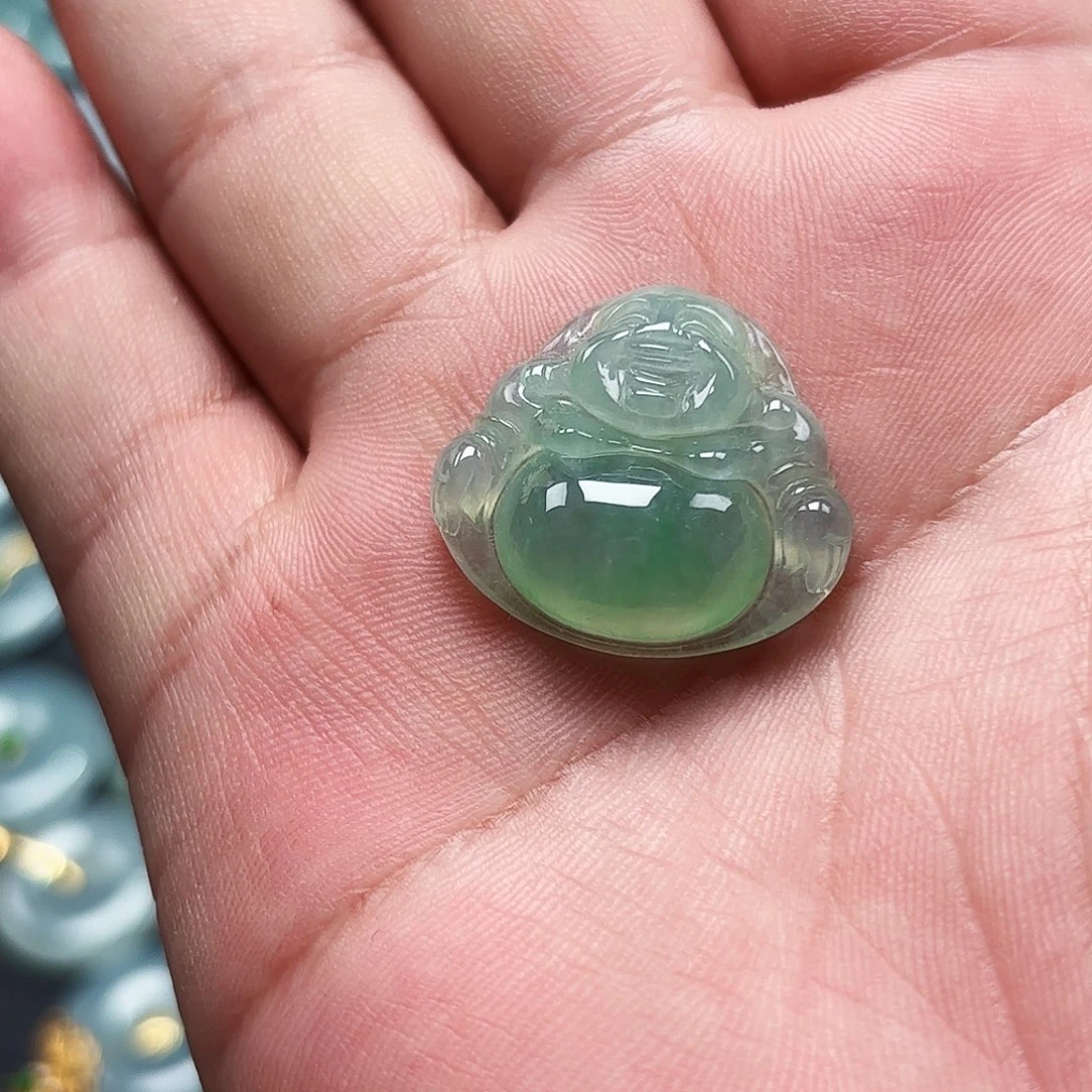 翡翠未镶嵌颈饰天然缅甸A货翡翠