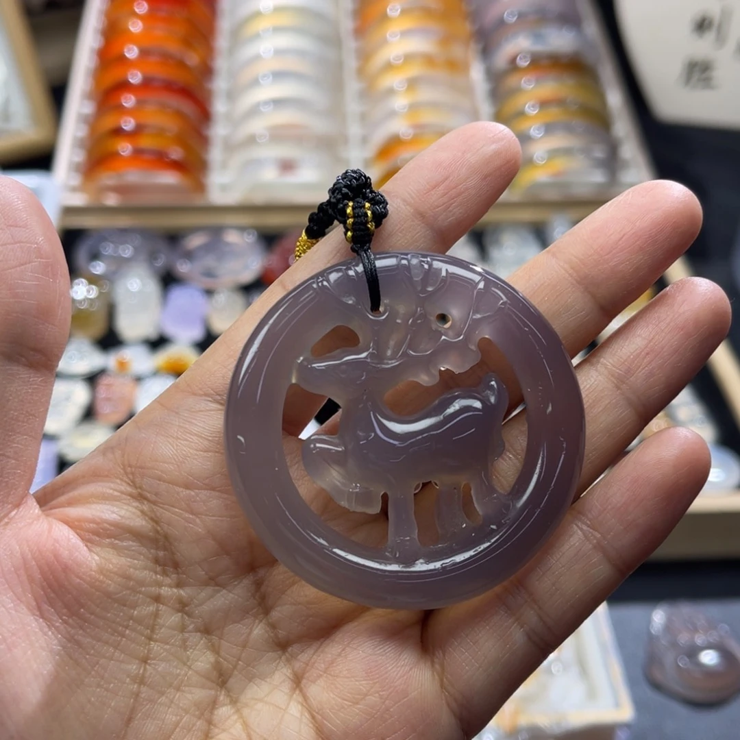 玛瑙/玉髓未镶嵌颈饰