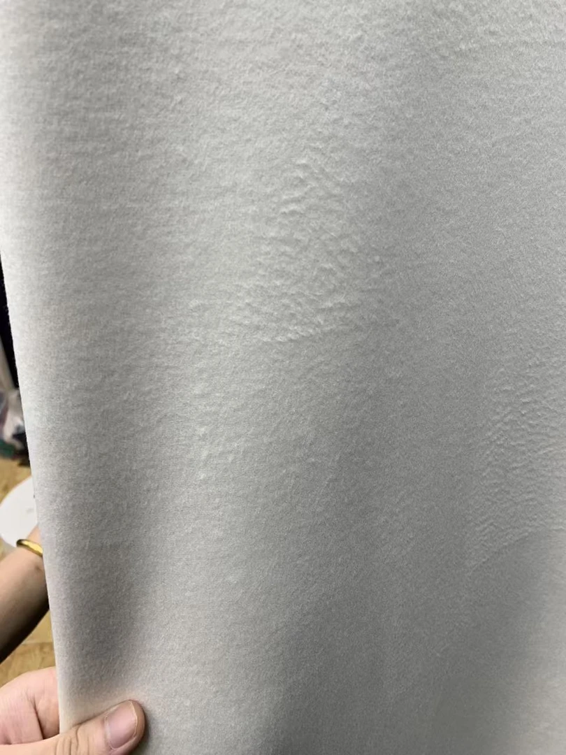 蚕丝羊绒 白色布料