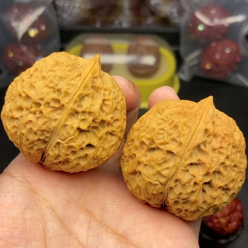 【闪购商品】把件文玩核桃43尺大寿桃56.4克