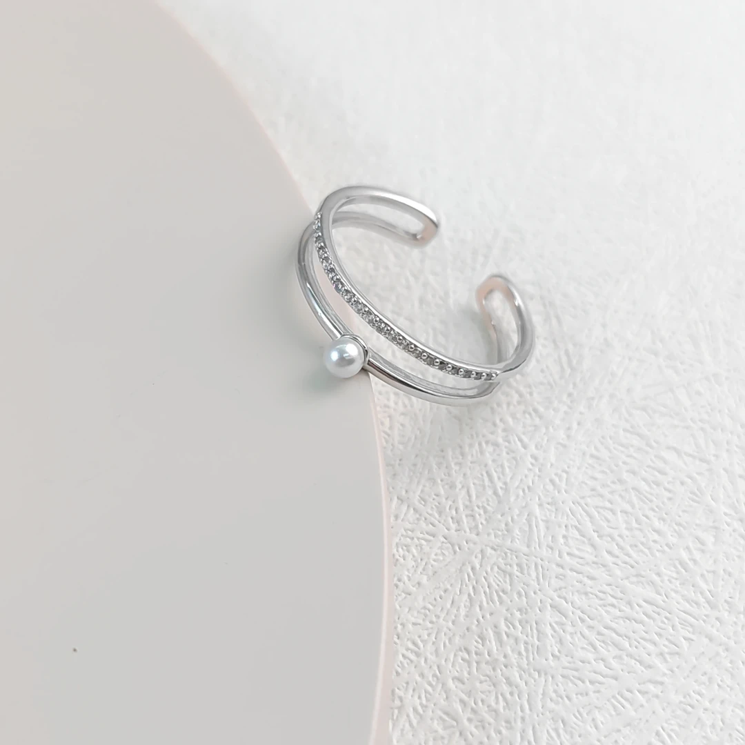 XUPING/旭平首饰 合金合成锆石戒指 欧若风气质温柔GDM S00105683