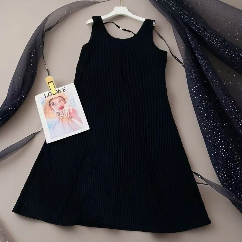 【彤彤家】5885#烫钻W垂感背心裙Y/524