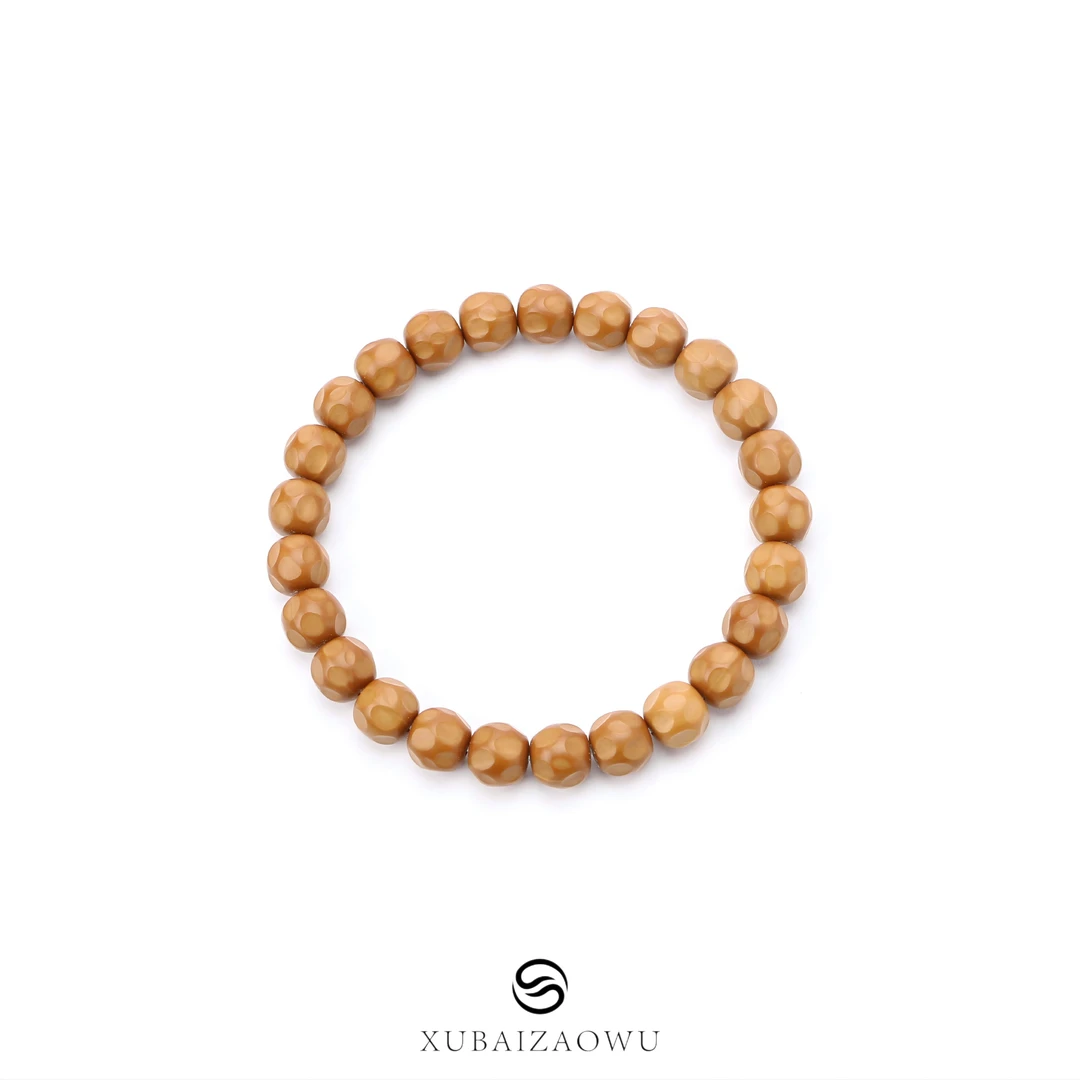 【奶酪】精工纯手工雕刻奶酪猴头手串