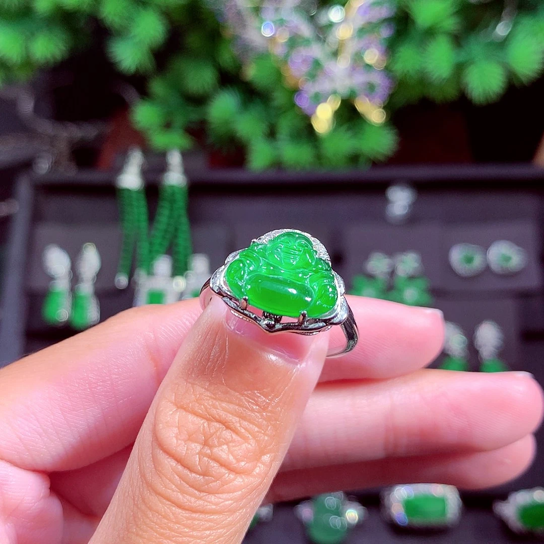 颈饰未镶嵌翡翠天然