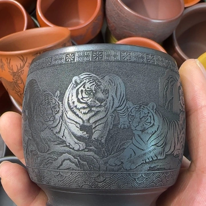 茶杯紫砂全手工制作工艺