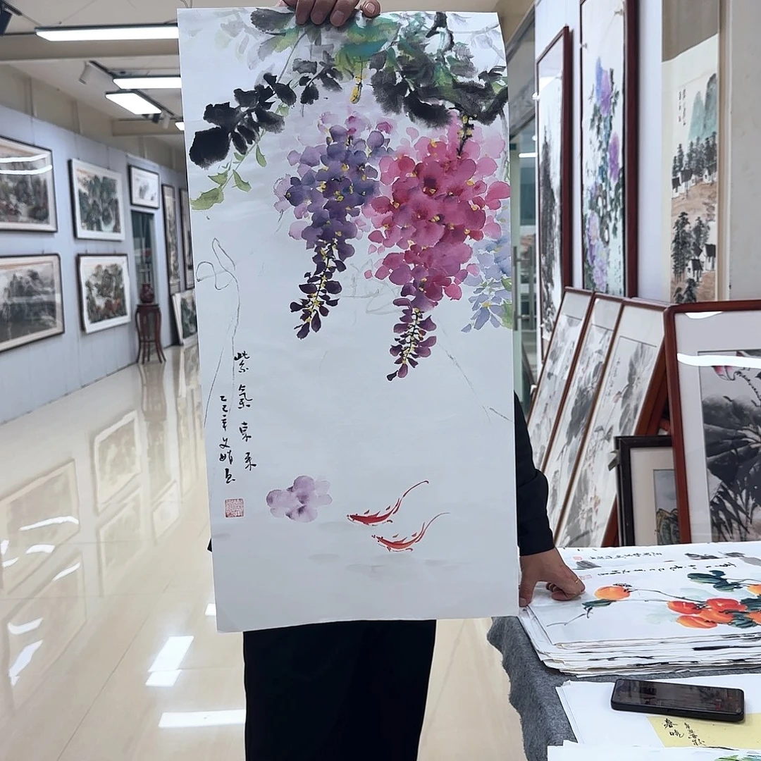 国画国画作品展。国画作品