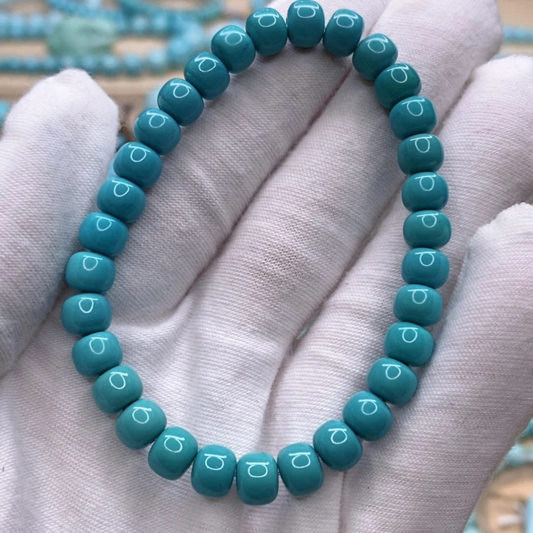 绿松石未镶嵌珠宝奇石6.6mm