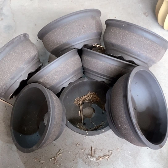 紫砂花盆   紫砂处理8个