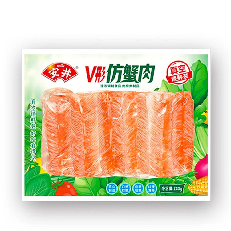 安井锁鲜装V形仿蟹肉 240g