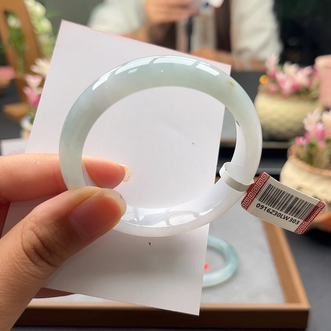 翡翠未镶嵌手镯50-51号13