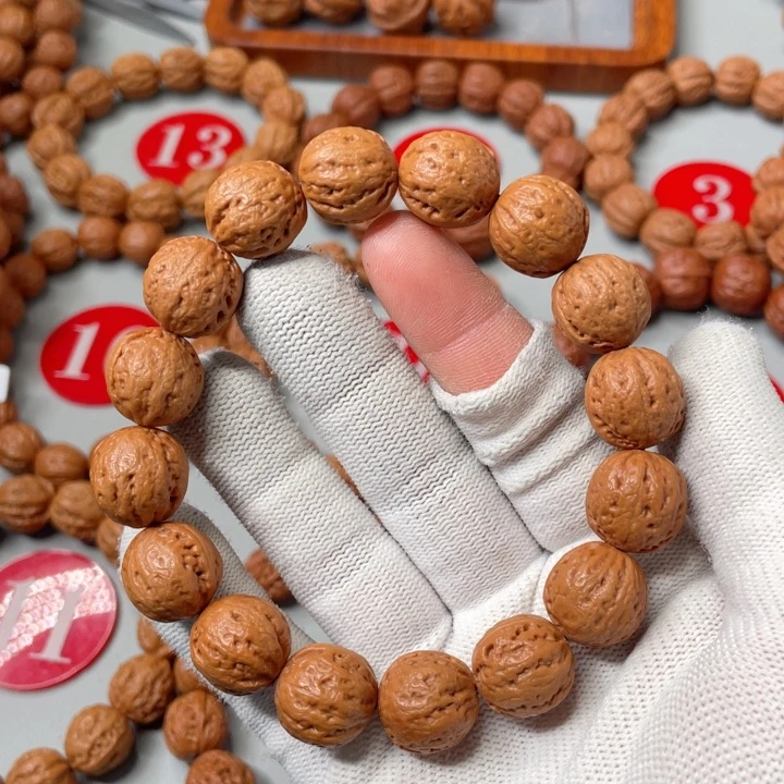 文玩核桃手串15mm鬼脸小圆