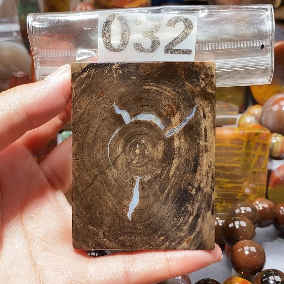硅化玉天然北票硅化玉吊坠未镶嵌