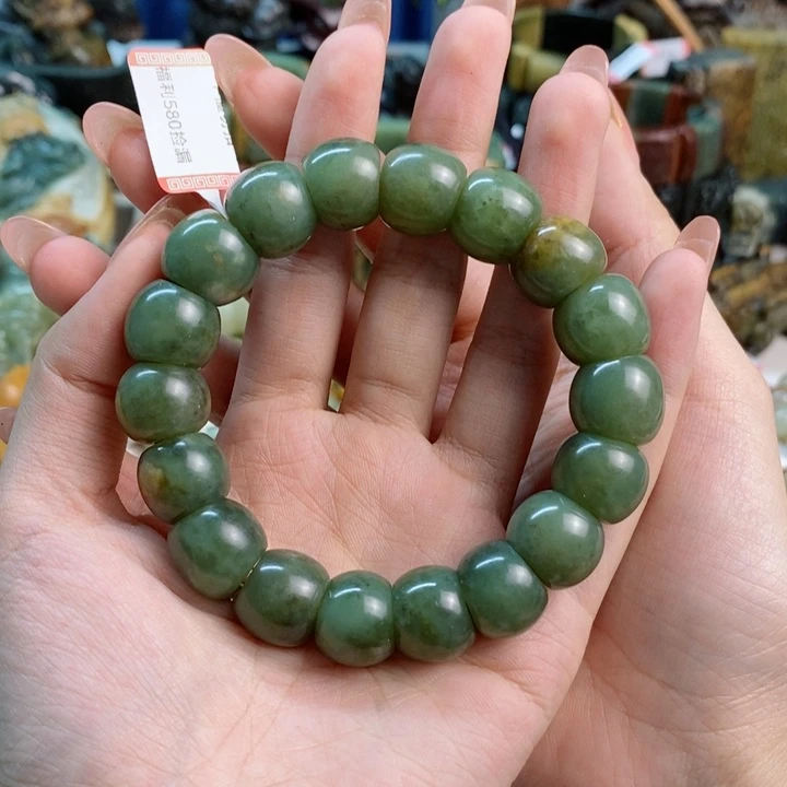 透闪石质玉手串未镶嵌