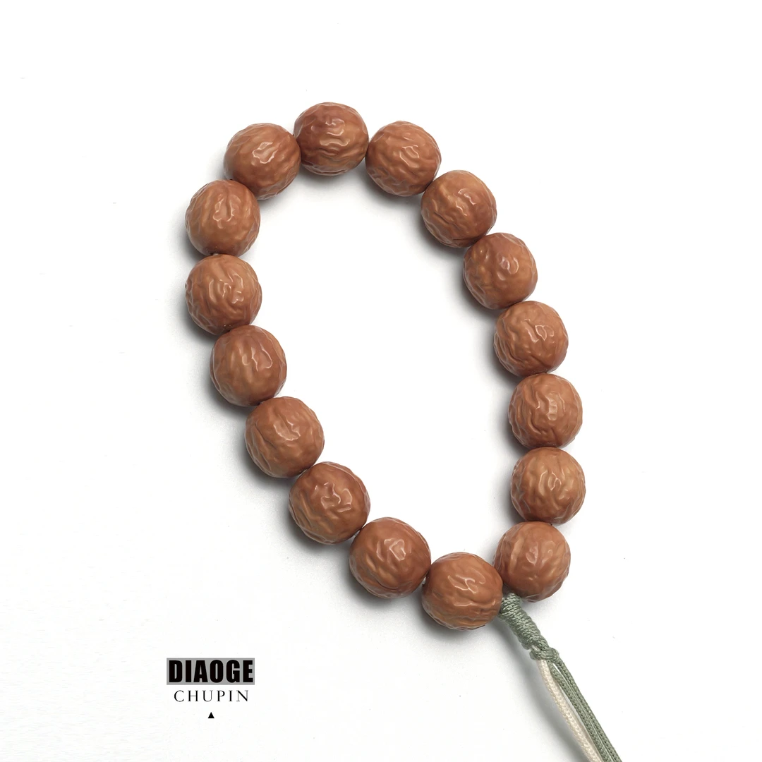 老树聚宝盆料精雕大枣猴头核桃