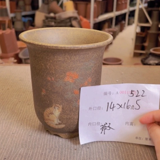紫砂花盆紫紫砂盆