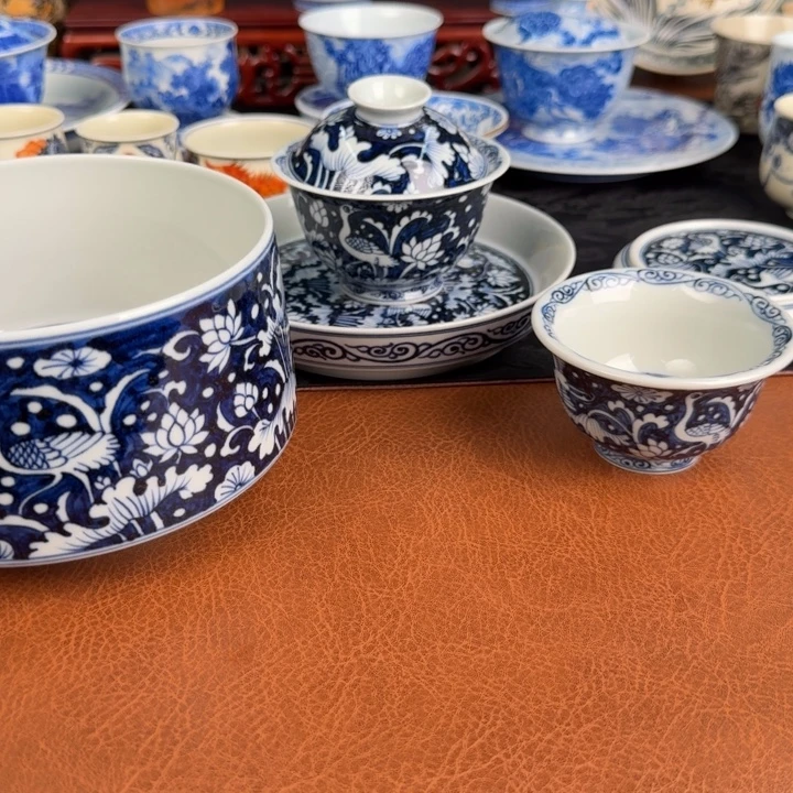 摆件景德镇陶瓷茶器套装