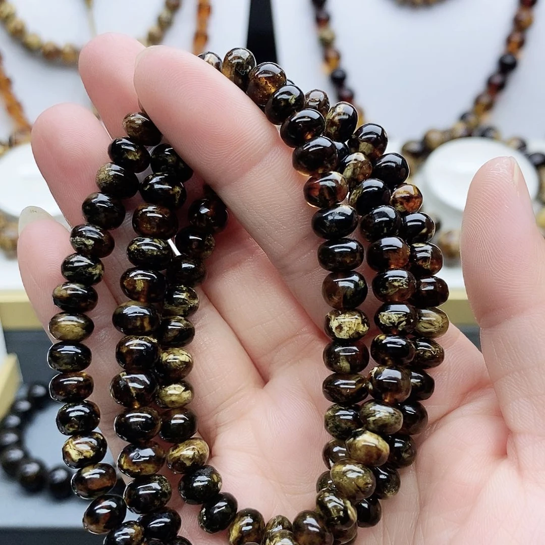 琥珀颈饰未镶嵌琥珀7