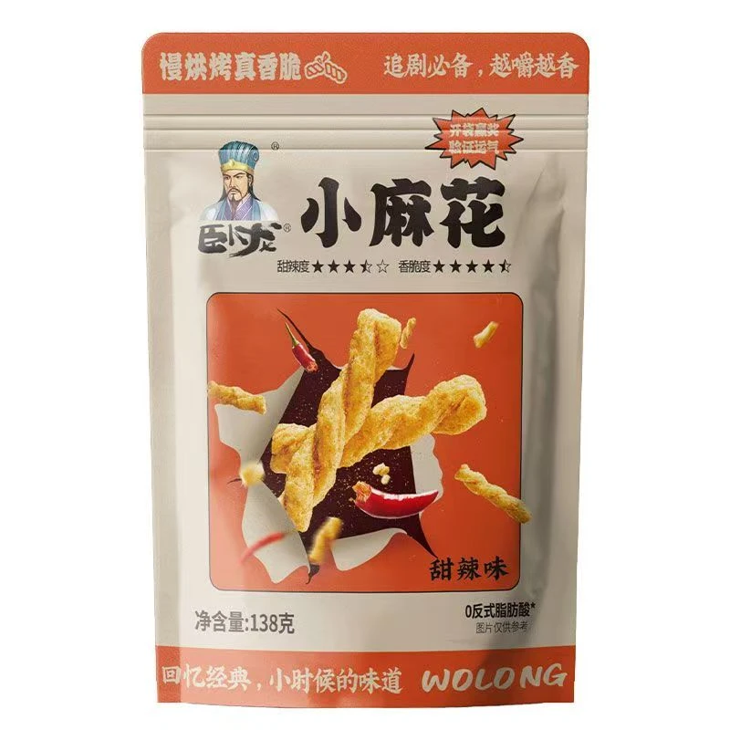 （吃到7月）卧龙小麻花/猫耳朵138g 到手4袋