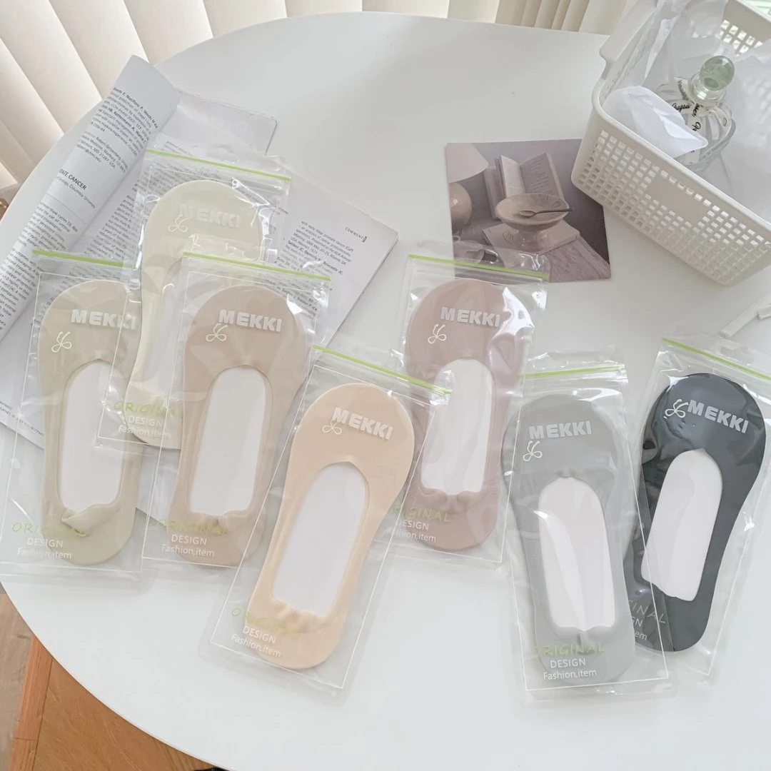 冰丝蝴蝶结隐形袜子女5096夏新品浅口船袜女防滑胶防掉跟棉底短袜