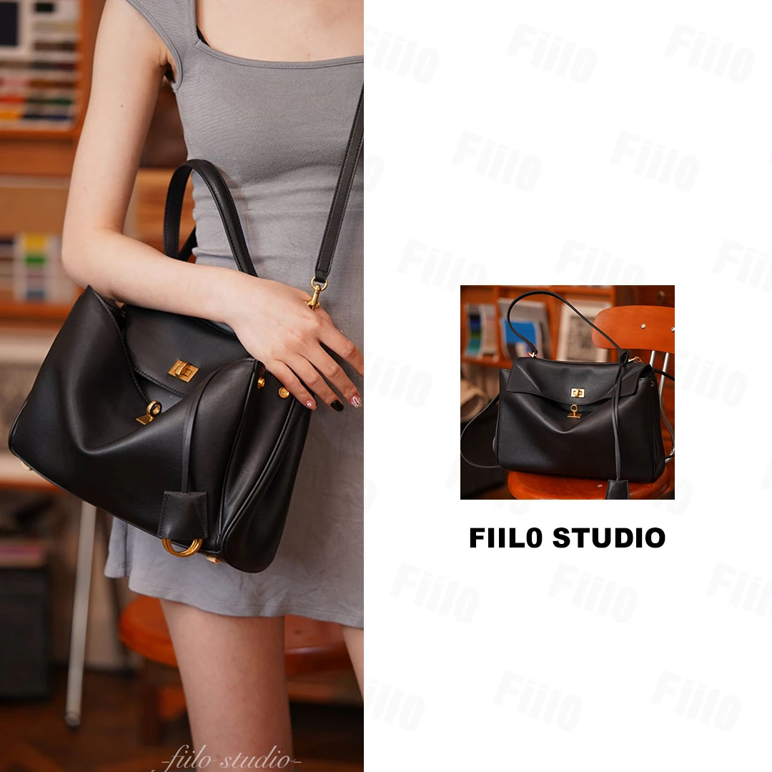 【Fiilo菲洛】Z18肉丢·进口牛皮百搭女士手提单肩斜挎包