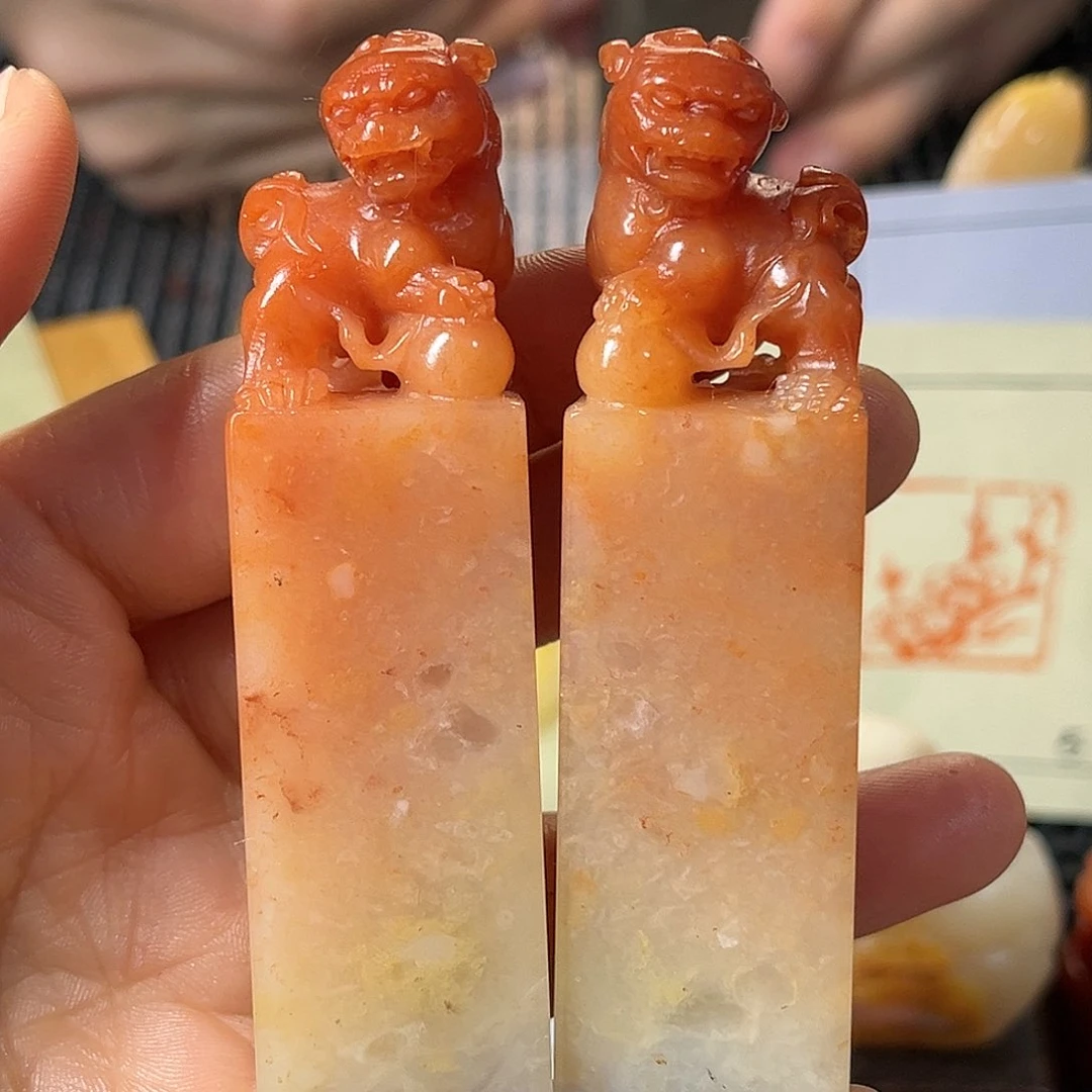 寿山石印石这种现象很明显了呢