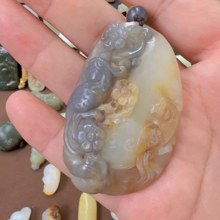 吊坠(不含链)未镶嵌和田玉