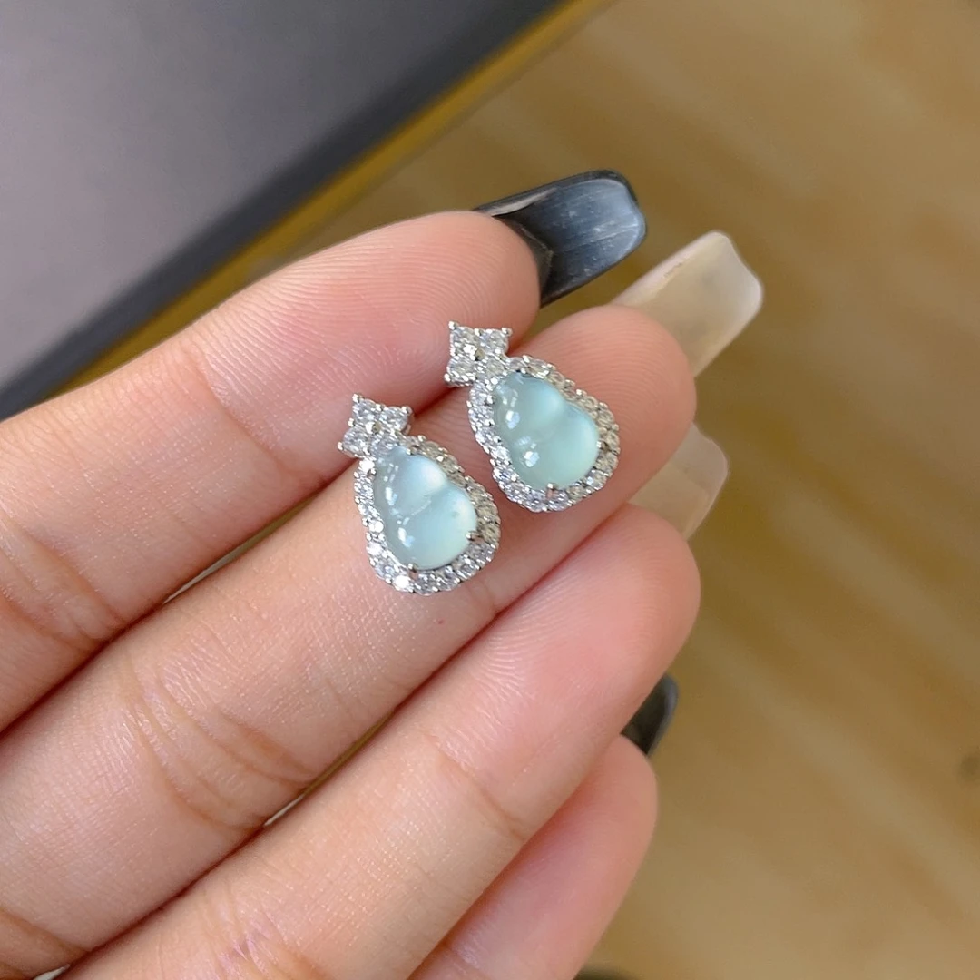 未镶嵌翡翠耳饰耳钉