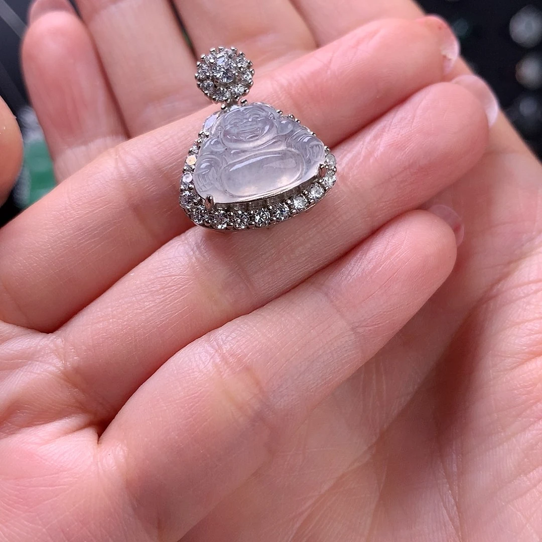 颈饰银S925镶嵌翡翠11111111