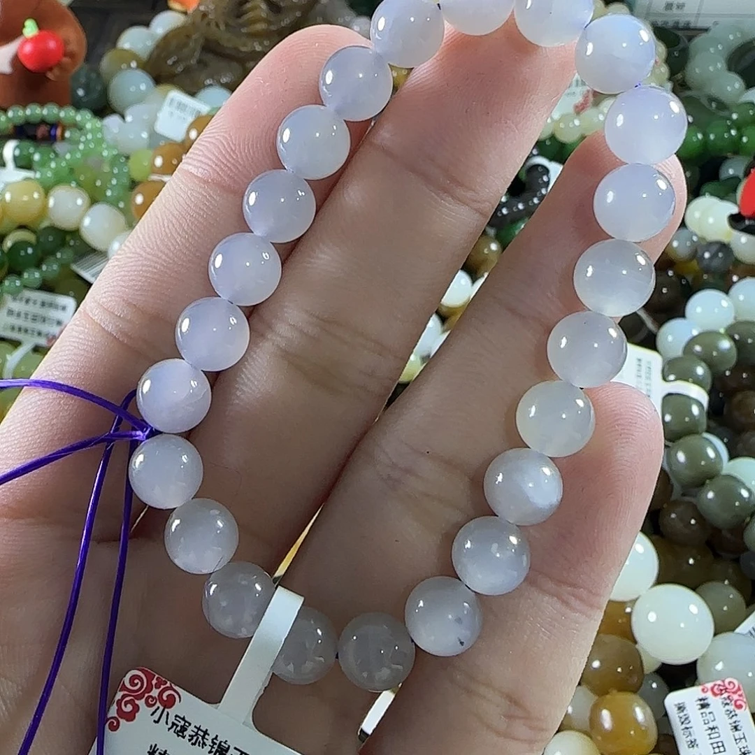 和田玉未镶嵌手链16