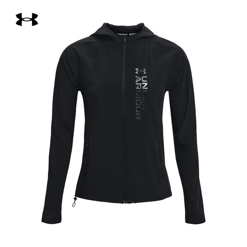 安德玛官方UA秋冬OutRun the Storm女子跑步运动夹克外套1361384