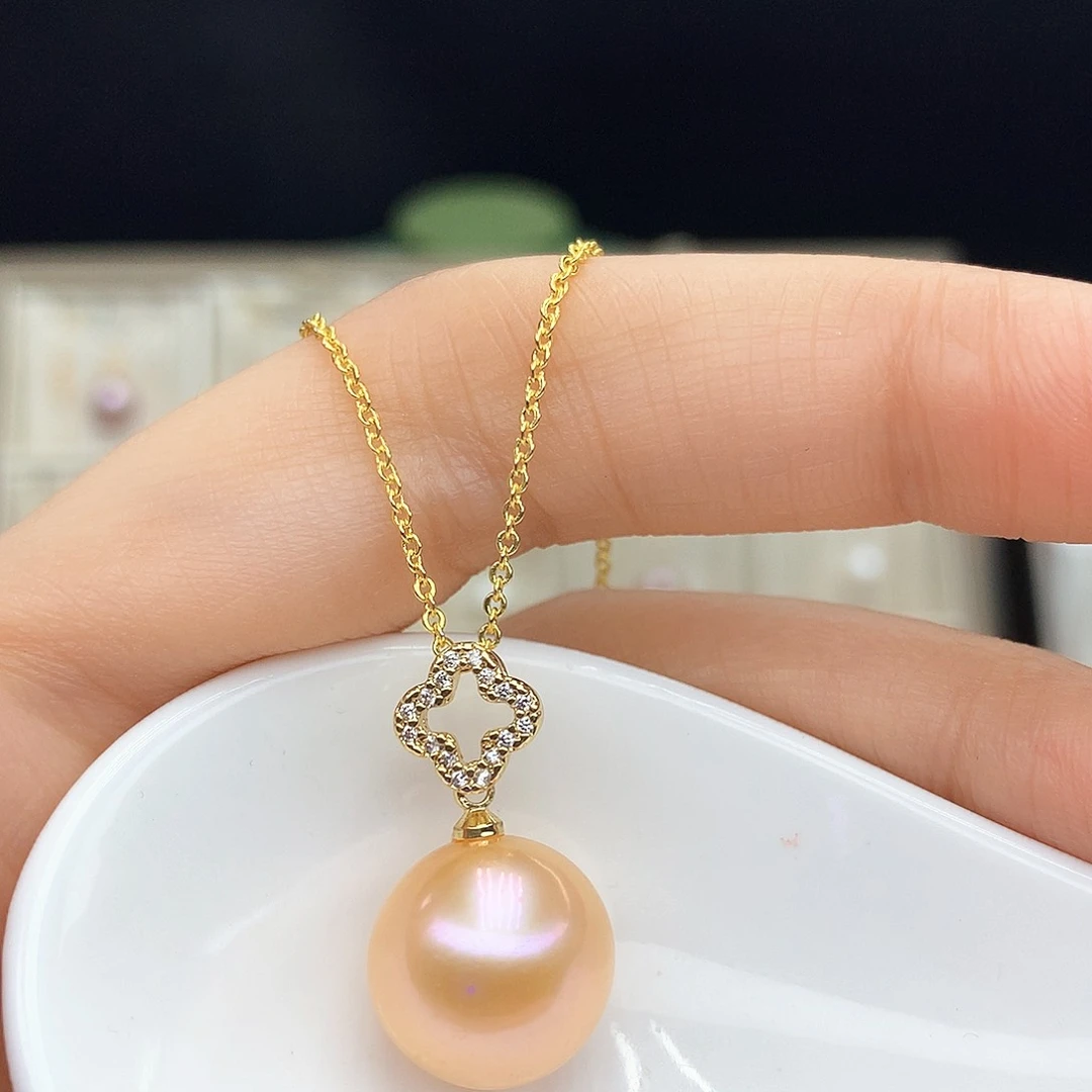 淡水珍珠合金颈饰