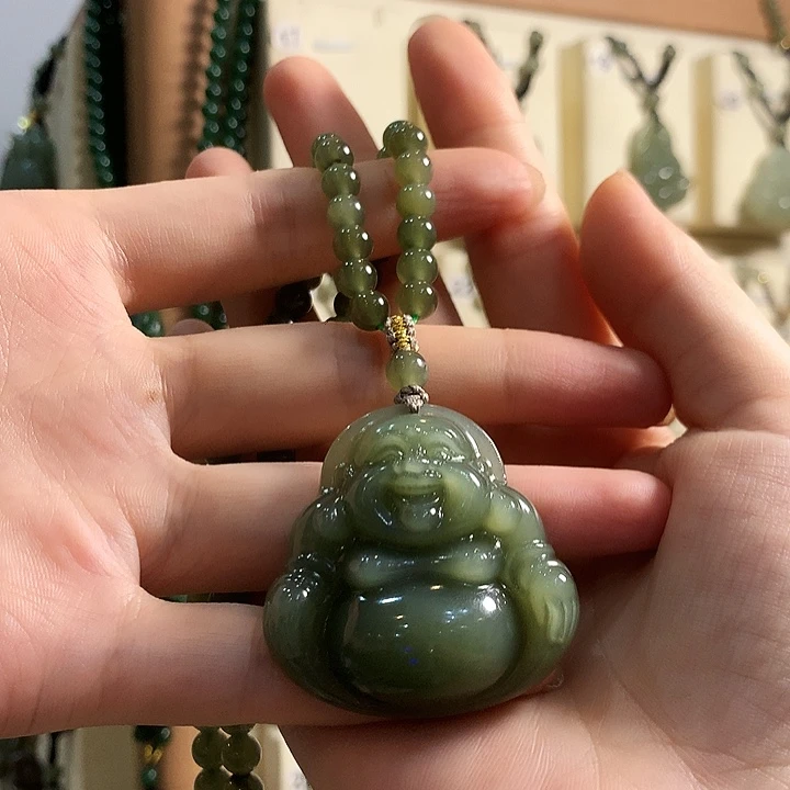 和田玉未镶嵌颈饰?***华