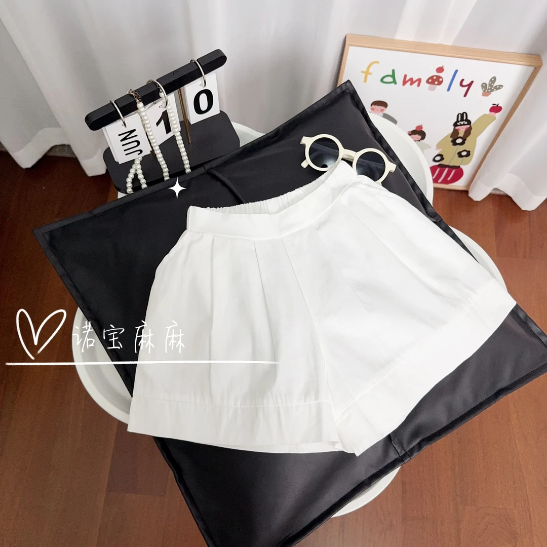 女童休闲短裤裤子2025夏季新款宝宝洋气时髦薄款儿童清凉裤