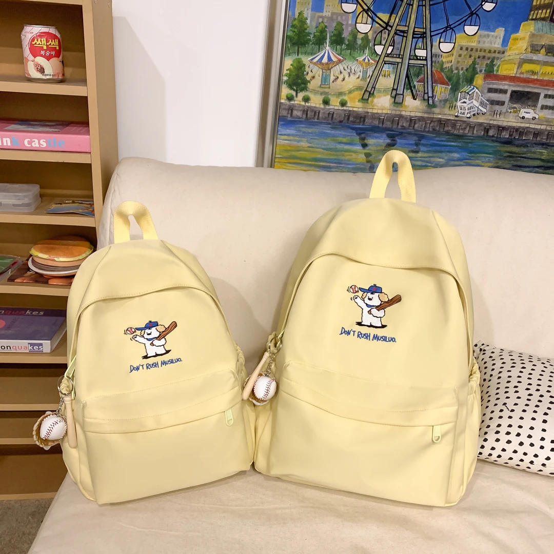 轻便高颜值轻便简约2025新款大学生休闲初中高中上课通勤双肩背包